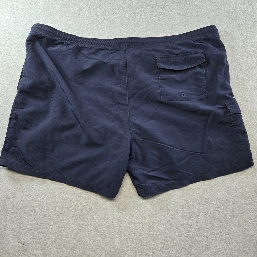 Tommy Bahama Swim Trunks Mens Big 2X‎ Blue Mesh Lined Drawstring Pockets